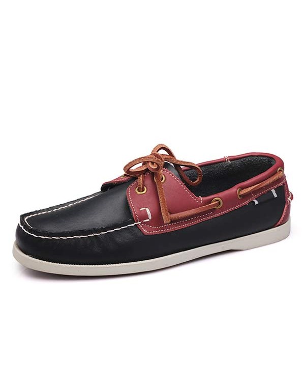 MEN'S LEATHER BOAT SHOES 41603460