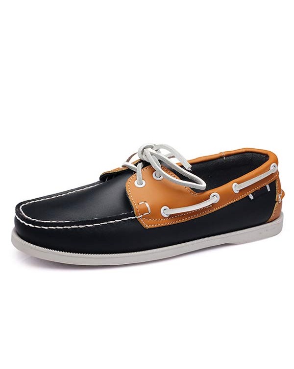 MEN'S LEATHER BOAT SHOES 41603460