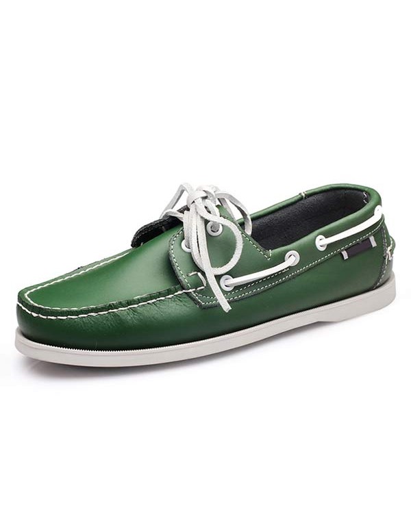 MEN'S LEATHER BOAT SHOES 41603460