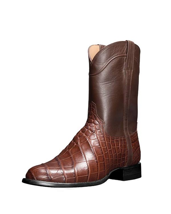 MEN'S VINTAGE CROCODILE WESTERN COWBOY BOOTS