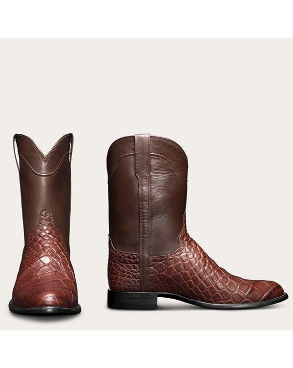 MEN'S VINTAGE CROCODILE WESTERN COWBOY BOOTS