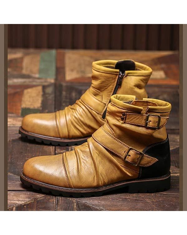 MEN'S VINTAGE CRINKLE BOOTIES 41547719C