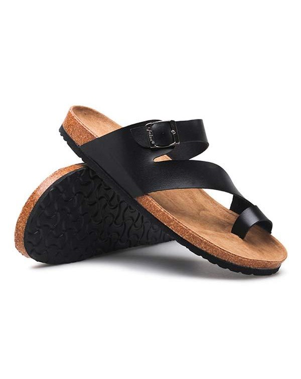 MEN'S CASUAL BEACH SLIPPERS 18385841