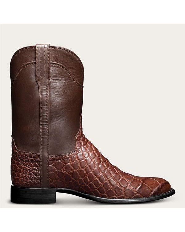 MEN'S VINTAGE CROCODILE WESTERN COWBOY BOOTS