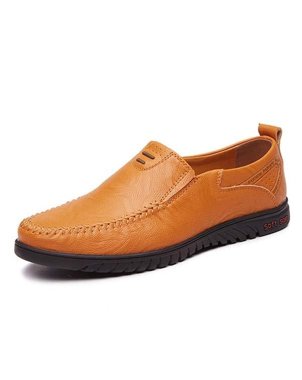 MEN'S SLIP-ON CASUAL LEATHER SHOES 08026252