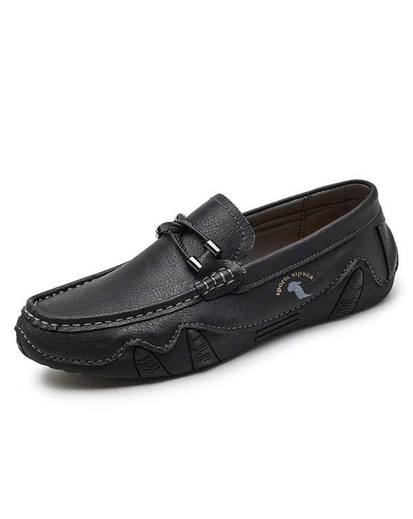 MEN'S CASUAL HAND SEWN LEATHER SHOES 11426926