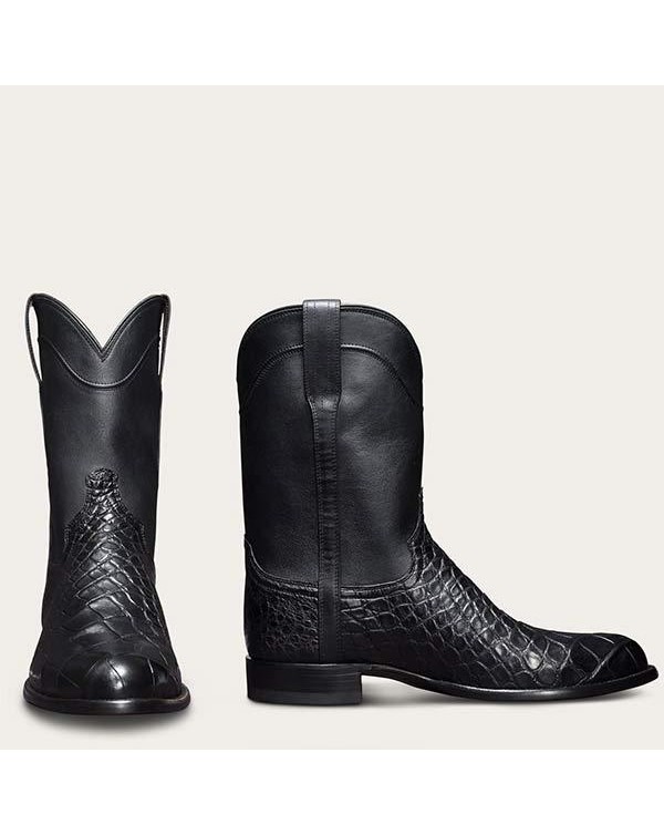 MEN'S VINTAGE CROCODILE WESTERN COWBOY BOOTS