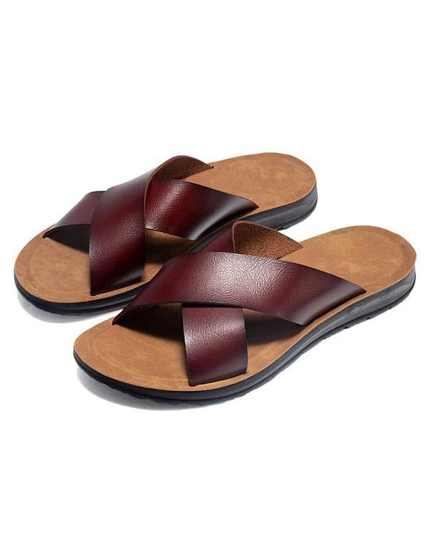 MEN'S CASUAL BEACH SLIPPERS 10439769