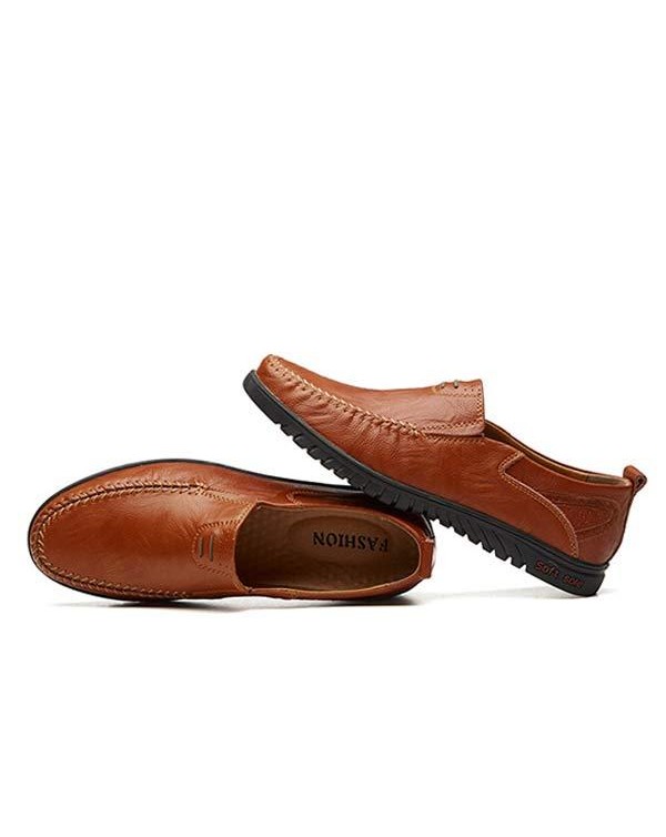 MEN'S SLIP-ON CASUAL LEATHER SHOES 08026252