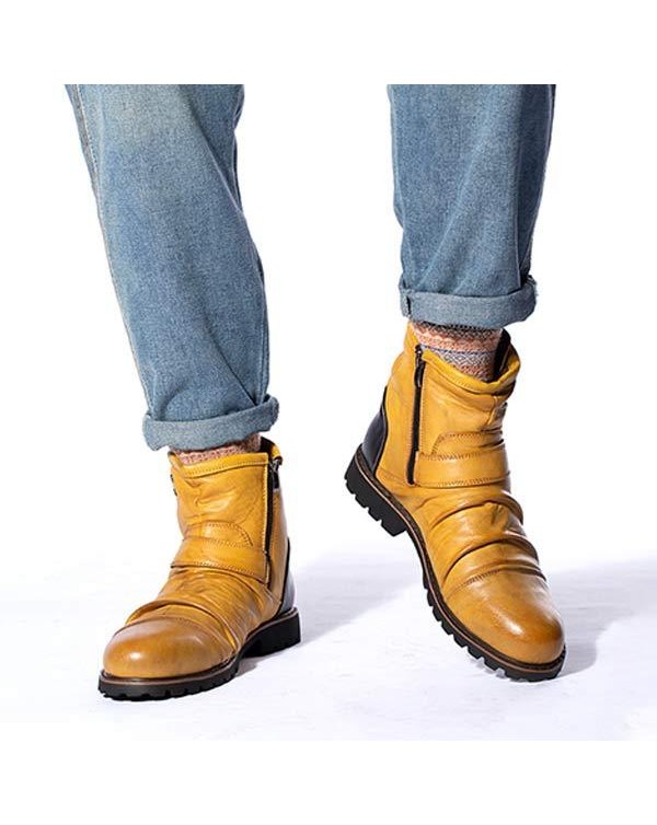 MEN'S VINTAGE CRINKLE BOOTIES 41547719C