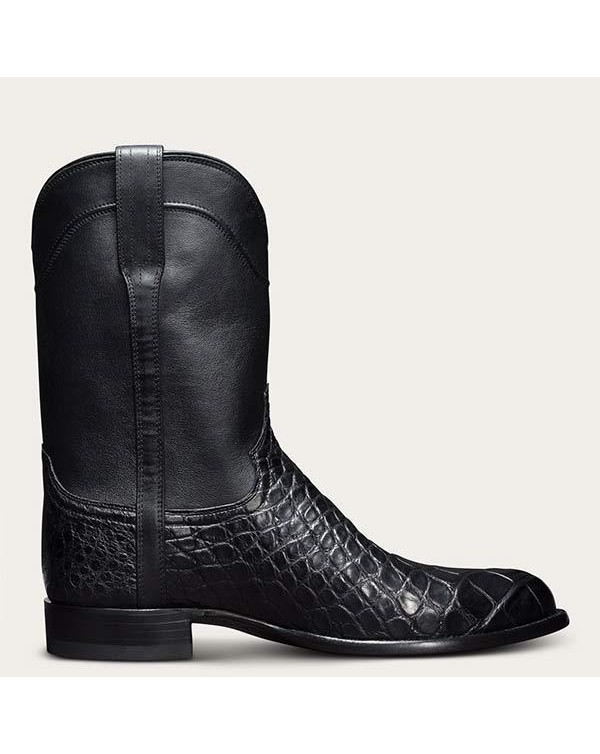 MEN'S VINTAGE CROCODILE WESTERN COWBOY BOOTS